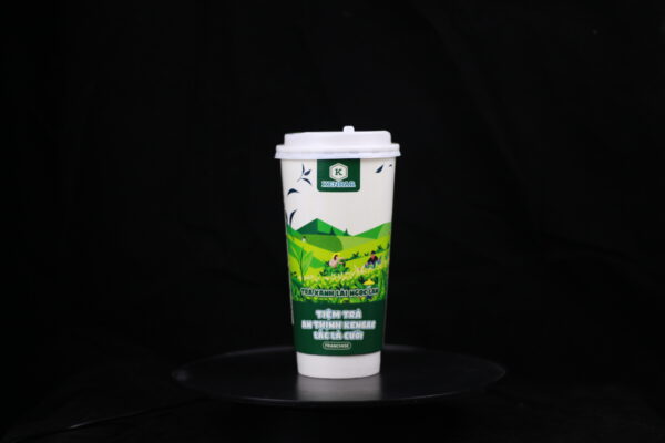 Ly giấy trắng 2 lớp -  22oz - 700ml - Hình ảnh 2