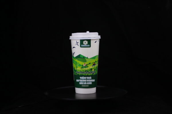 Ly giấy trắng 2 lớp -  22oz - 700ml - Hình ảnh 6